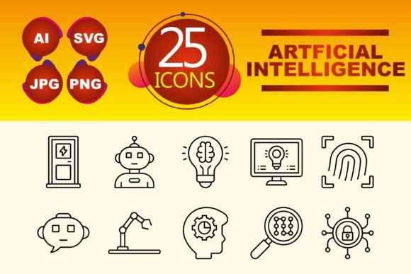 Artificial Intelligence Graphics and Icons