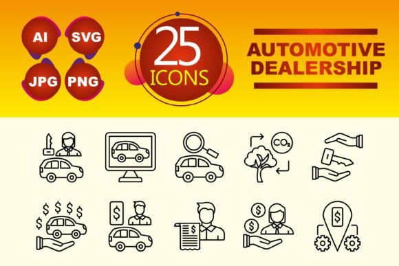 Automotive Dealership Graphics & Icons