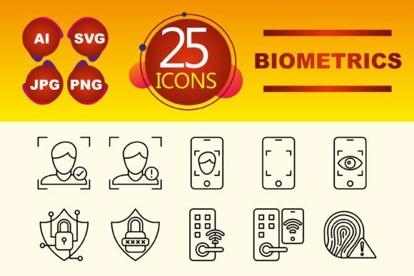 Biometrics: Graphics and Icons for Modern Design