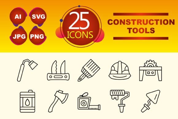 Construction Tools Graphics & Icons