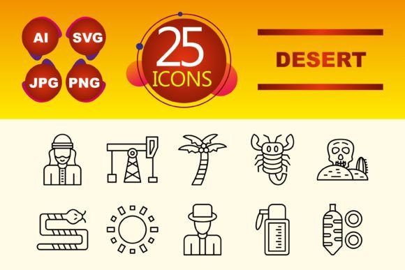 Desert Graphics and Icons for Real Projects