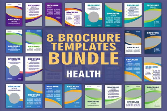 Health Improvement Brochure Template Set: Graphic Templates for Editorial Excellence