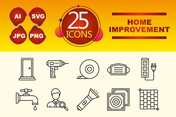 Home Improvements Graphics and Icons