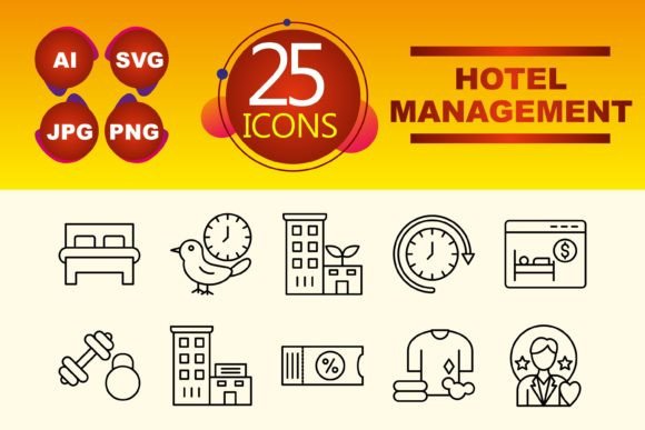 Hotel Management Graphics & Icons
