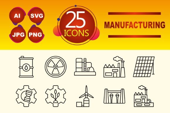 Manufacturing Graphics & Icons