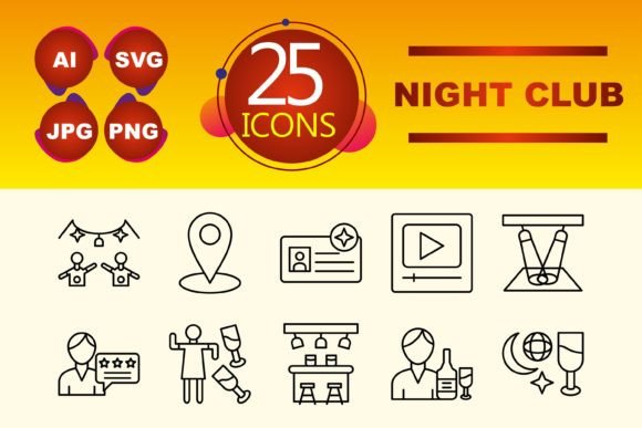 Night Club Graphics and Icons