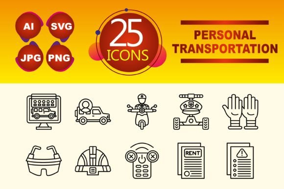 Personal Transportation Graphics & Icons