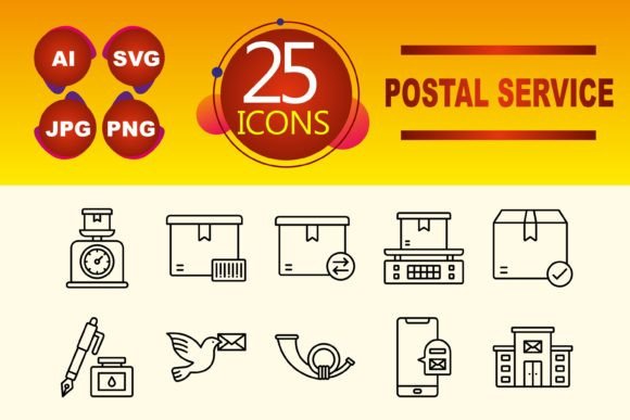 Postal Service Graphics and Icons