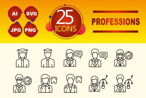 Professions Graphics and Icons