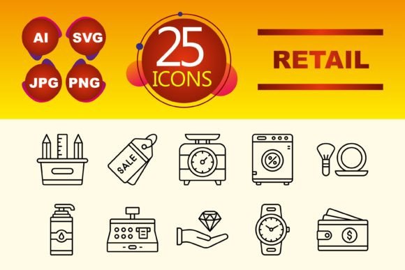 Retail Graphics and Icons for Real Projects