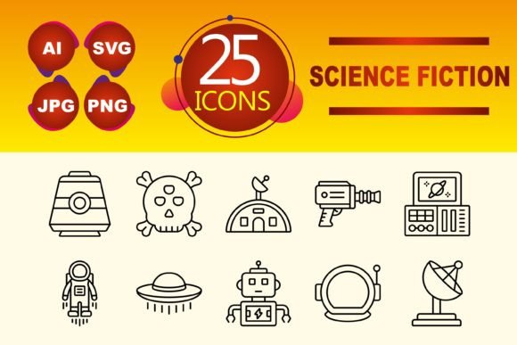 Science Fiction Graphics and Icons