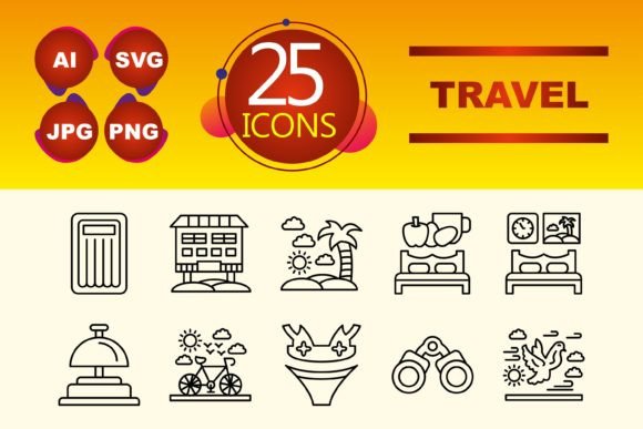 Travel Graphics and Icons for Branding