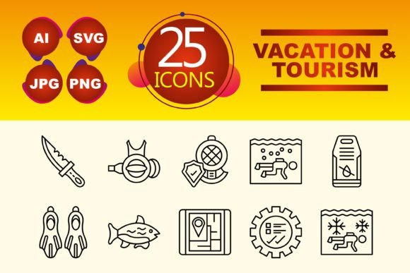 Vacation and Tourism Graphics for Local Brands