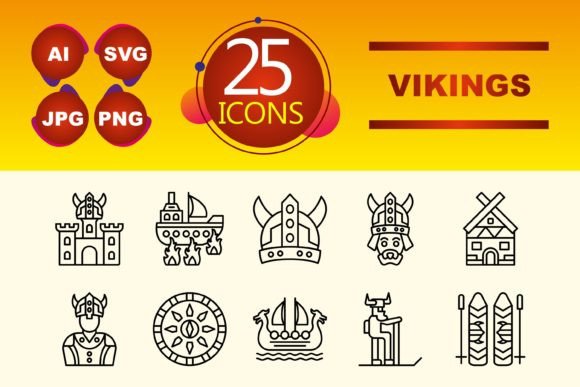 Vikings Graphics and Icons for Handmade Creators
